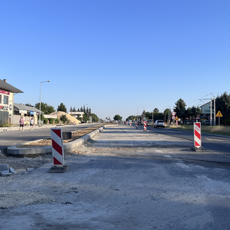 Przebudowa ul. Warszawskiej [sierpień 2023] - fot 6